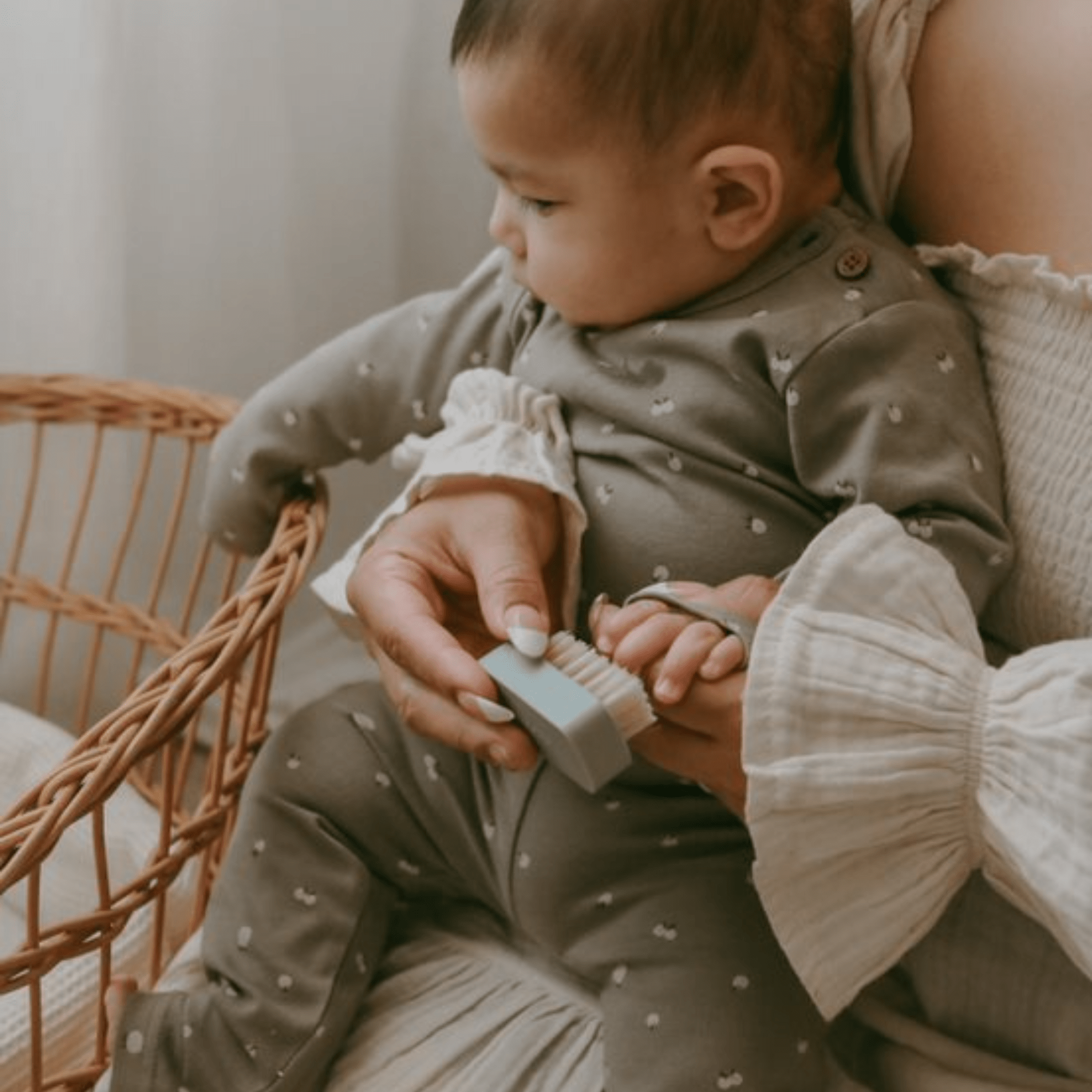 noüka Baby Nail Brush Shifting Sand (Min. of 2 PK, Multiples of 2 PK) - MAIGHAN DISTRIBUTION CANADA