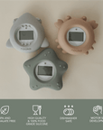 noüka Bathtub Safety Thermometer Crab - Soft Blush (Sold in Case of 2, Qty of 1=2 products) - MAIGHAN DISTRIBUTION CANADA