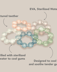 noüka Cooling Ring Teether - Shifting Sand (Min. of 2 PK, Multiples of 2 PK) - MAIGHAN DISTRIBUTION CANADA