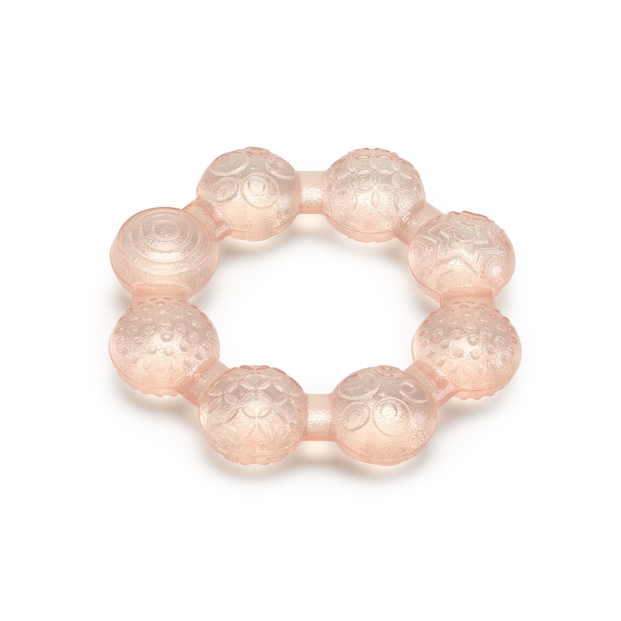noüka Cooling Ring Teether - Soft Blush (Min. of 2 PK, Multiples of 2 PK) - MAIGHAN DISTRIBUTION CANADA
