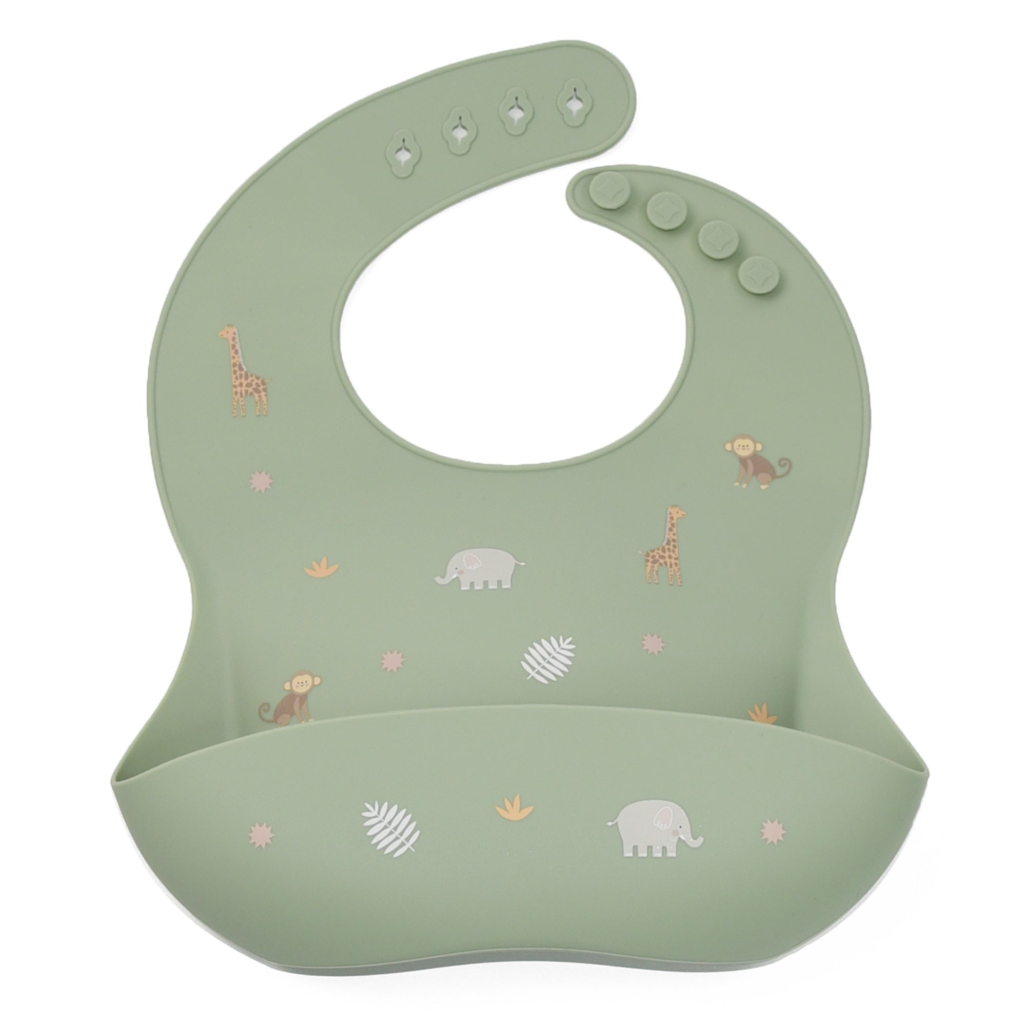 noüka Design Bib - Safari (Sold in case of 2, Qty of 1 =2) - MAIGHAN DISTRIBUTION CANADA