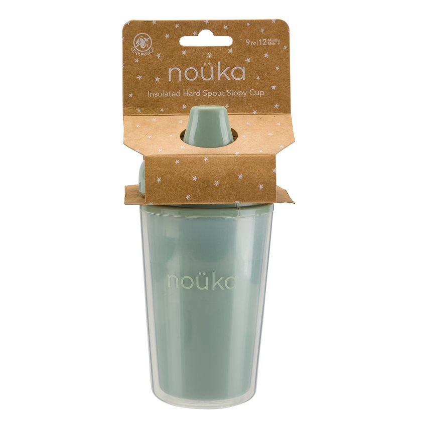 noüka Insulated Sippy Cup 9 Oz - Fern (Min. of 2 PK, Multiples of 2 PK) - MAIGHAN DISTRIBUTION CANADA
