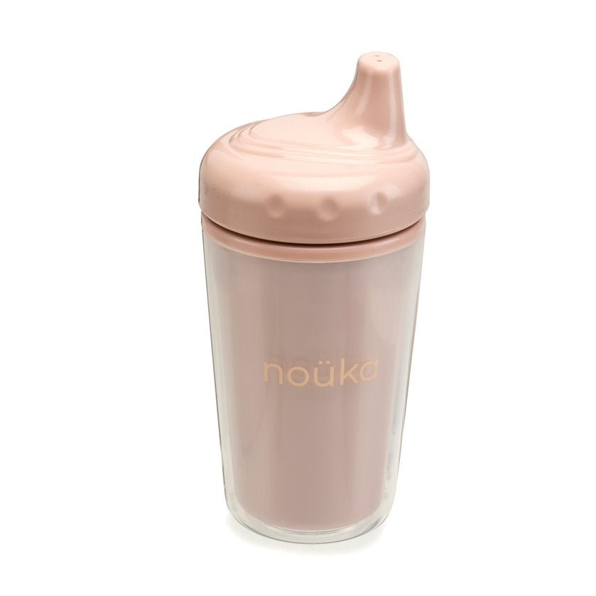 noüka Insulated Sippy Cup 9 Oz - Soft Blush (Min. of 2 PK, Multiples of 2 PK) - MAIGHAN DISTRIBUTION CANADA