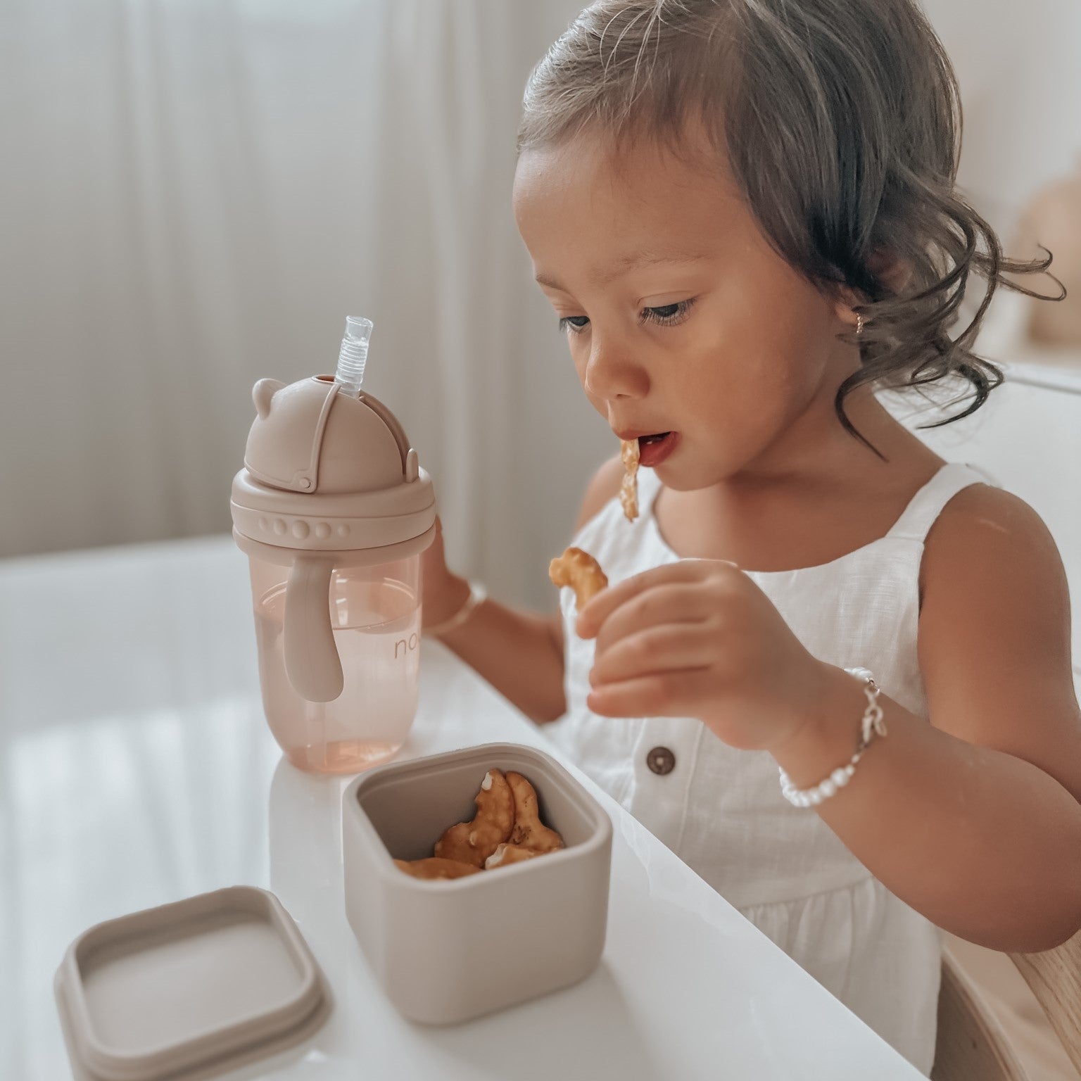 noüka Mini Snack Cups 2 PK - Soft Blush/Dust (Min. of 2 PK, Multiples of 2 PK) - MAIGHAN DISTRIBUTION CANADA