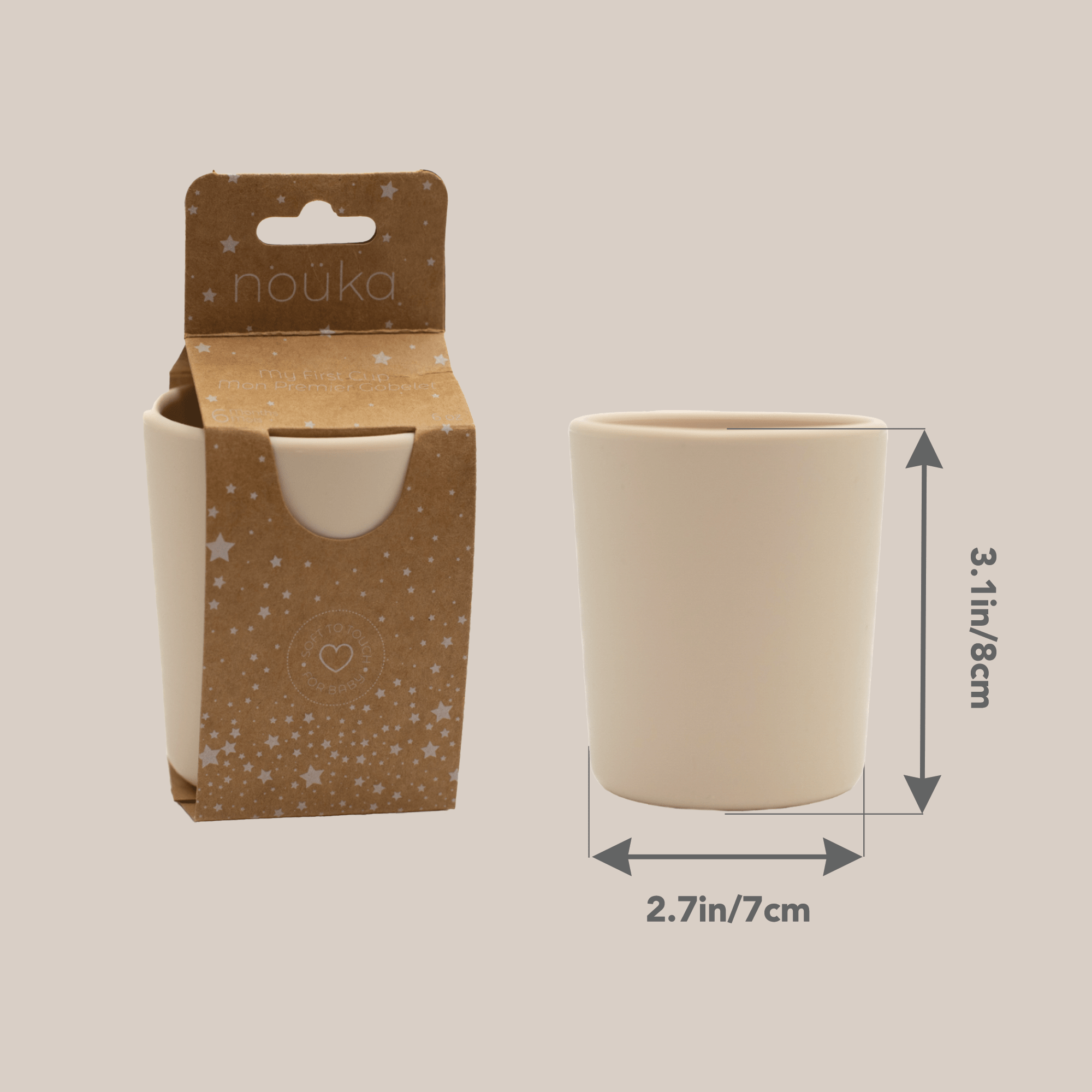 noüka My First Cup - Soft Blush (Min. of 2 PK, Multiples of 2 PK) - MAIGHAN DISTRIBUTION CANADA