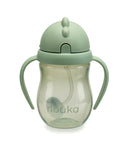 noüka Non - Spill Weighted Straw Cup 8 oz - Moss (Sold in Case of 2, Qty of 1=2 products) - MAIGHAN DISTRIBUTION CANADA