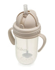 noüka Non - Spill Weighted Straw Cup 9 oz - Soft Sand (Sold in Case of 2, Qty of 1=2 products) - MAIGHAN DISTRIBUTION CANADA