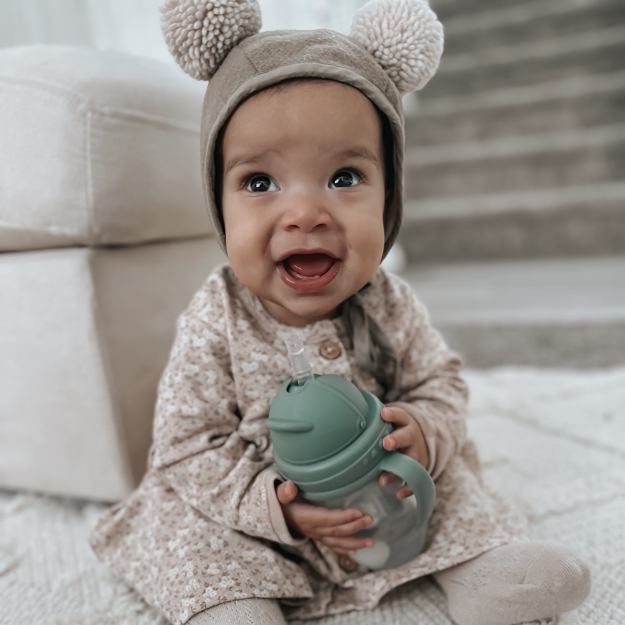 noüka Non - Spill Weighted Straw Cup 9 oz - Wave (Sold in Case of 2, Qty of 1=2 products) - MAIGHAN DISTRIBUTION CANADA