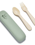 noüka Reusable Utensil Set & Carry Case - Leaf (Sold in Case of 2, Qty of 1=2 products) - MAIGHAN DISTRIBUTION CANADA