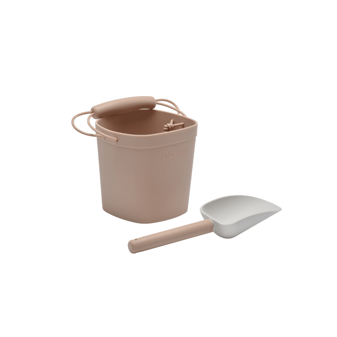 noüka Silicone Bucket & Shovel - Soft Blush (Sold in Case of 2, Qty of 1=2 products) - MAIGHAN DISTRIBUTION CANADA
