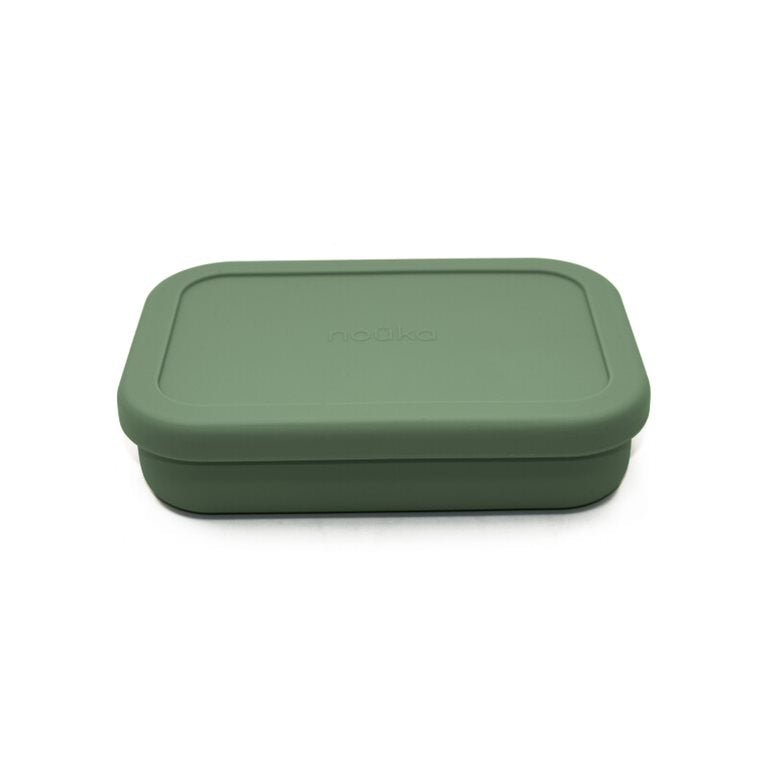 noüka Small Silicone Sealed Snack Box - Fern (Min. of 2 PK, Multiples of 2 PK) - MAIGHAN DISTRIBUTION CANADA