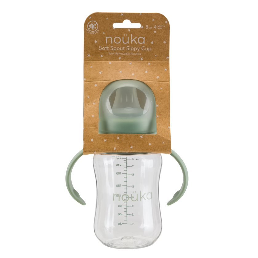 noüka Soft Spout Sippy Cup 8 Oz - Fern (Min. of 2 PK, Multiples of 2 PK) - MAIGHAN DISTRIBUTION CANADA