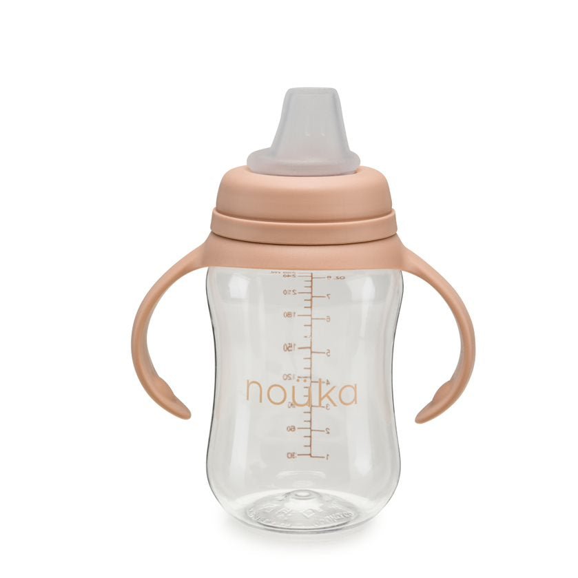 noüka Soft Spout Sippy Cup 8 Oz - Soft Blush (Sold in Case of 2, Qty of 1=2 products) - MAIGHAN DISTRIBUTION CANADA