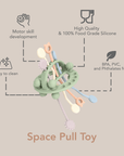 noüka Space Pull Toy - Light Spring (Sold in Case of 2, Qty of 1=2 products) - MAIGHAN DISTRIBUTION CANADA