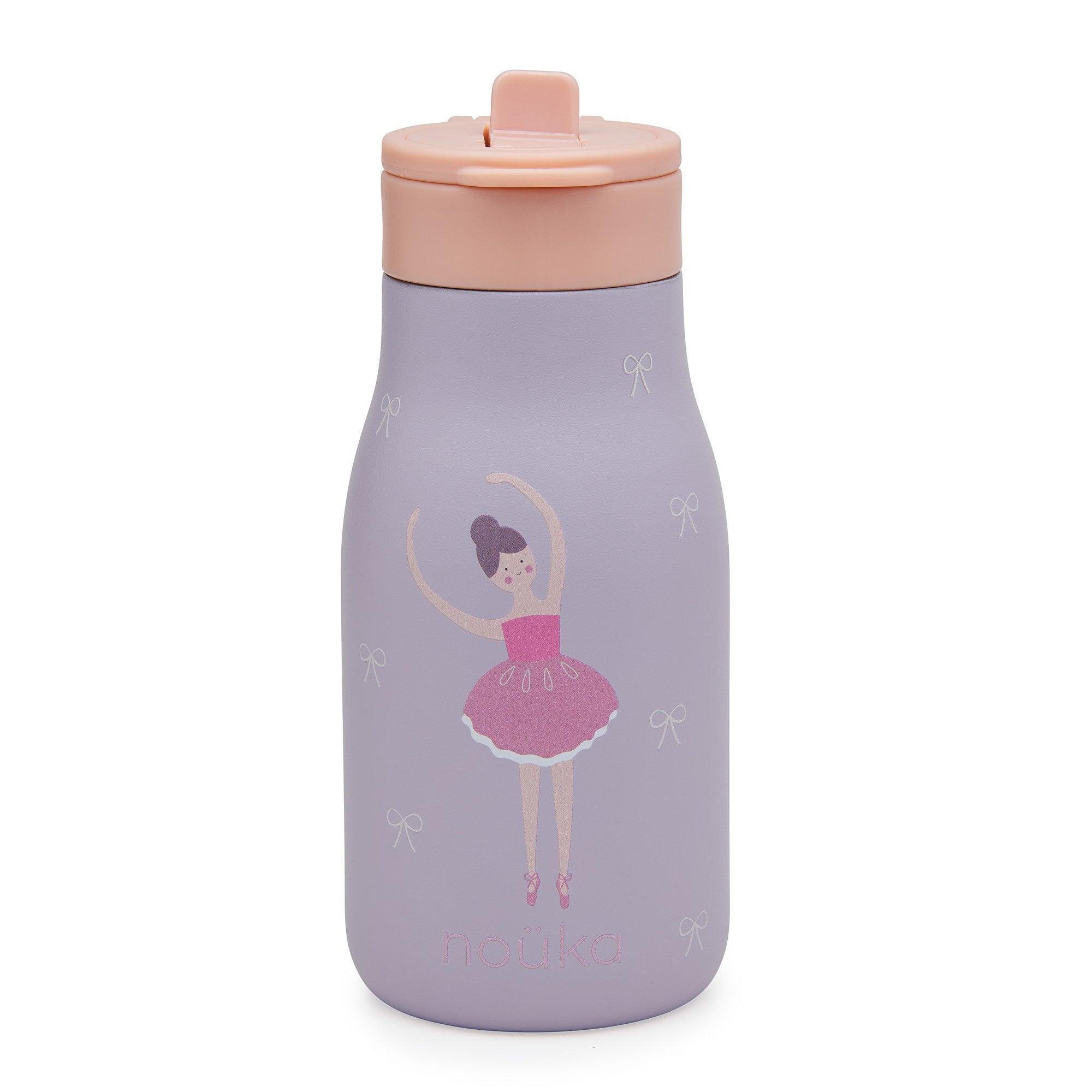 noüka Stainless Steel Drinking Bottle 10 Oz Lucie Collection - Fleur The Ballerina (Min. of 2 PK, Multiples of 2 PK) - MAIGHAN DISTRIBUTION CANADA