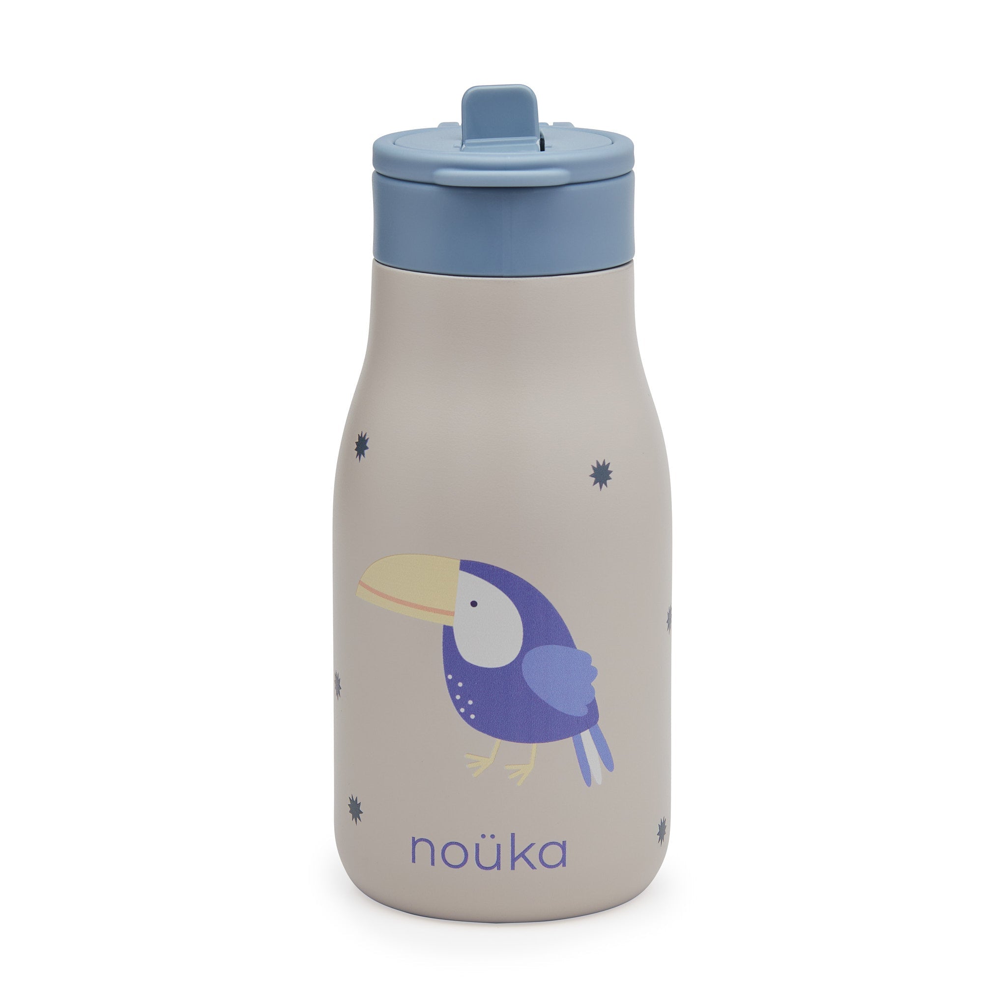 noüka Stainless Steel Drinking Bottle 10 Oz Lucie Collection - Kiko The Toukan (Min. of 2 PK, Multiples of 2 PK) - MAIGHAN DISTRIBUTION CANADA