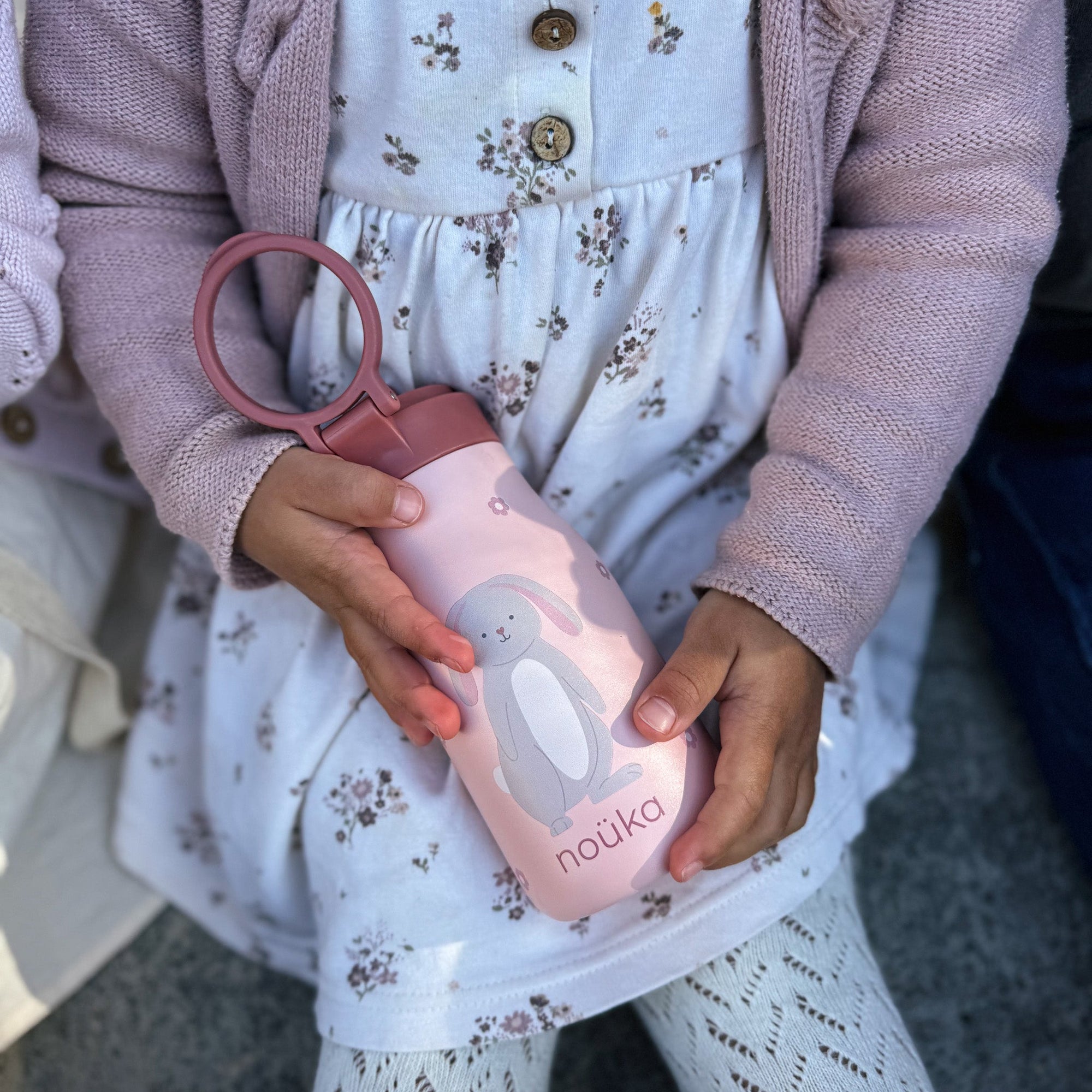 noüka Stainless Steel Drinking Bottle 10 Oz Lucie Collection - Pip The Rabbit (Min. of 2 PK, Multiples of 2 PK) - MAIGHAN DISTRIBUTION CANADA