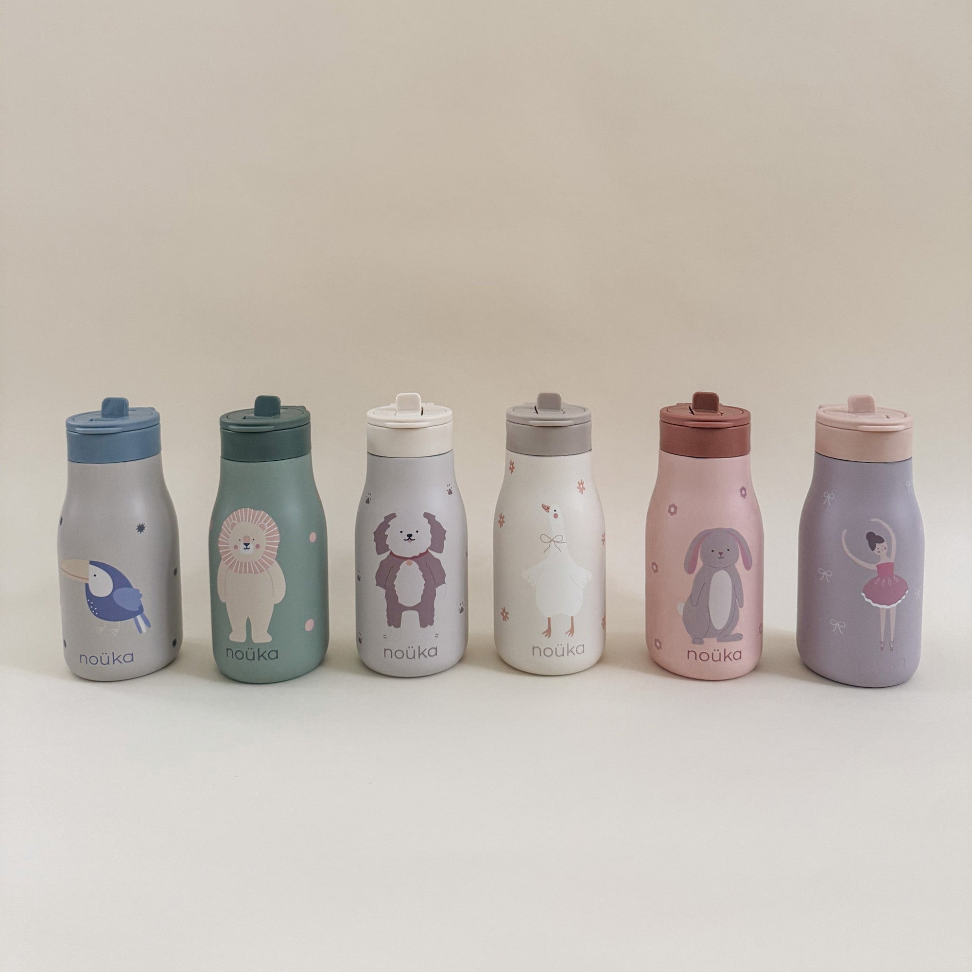 noüka Stainless Steel Drinking Bottle 10 Oz Lucie Collection - Pip The Rabbit (Min. of 2 PK, Multiples of 2 PK) - MAIGHAN DISTRIBUTION CANADA