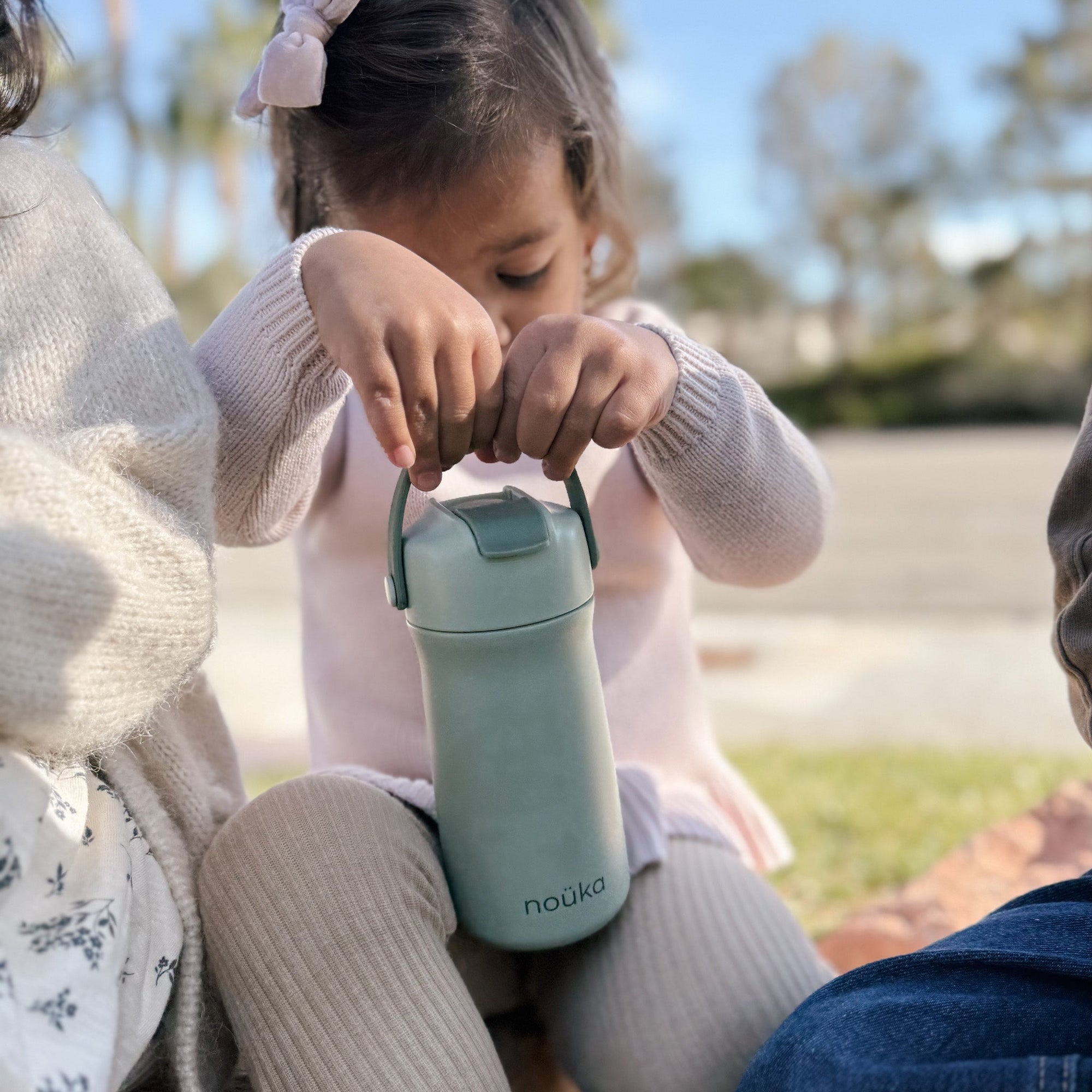 noüka Stainless Steel Drinking Bottle 12 Oz Susan Collection - Shifting Sand (Min. of 2 PK, Multiples of 2 PK) - MAIGHAN DISTRIBUTION CANADA