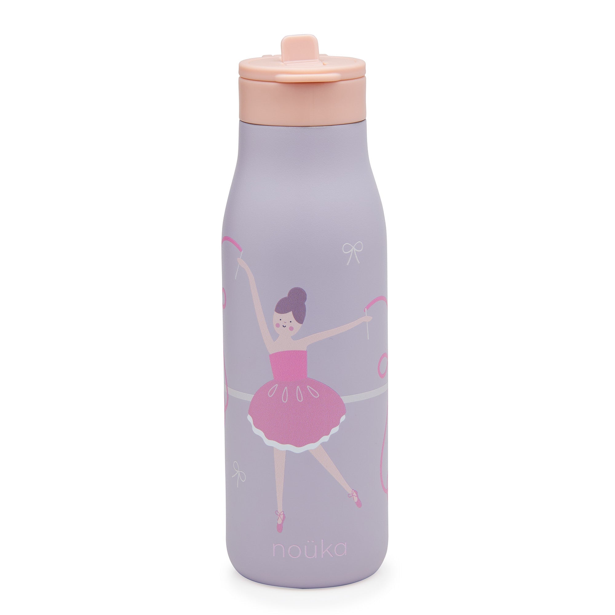 noüka Stainless Steel Drinking Bottle 16 Oz Daisy Collection - Fleur The Ballerina (Min. of 2 PK, Multiples of 2 PK) - MAIGHAN DISTRIBUTION CANADA