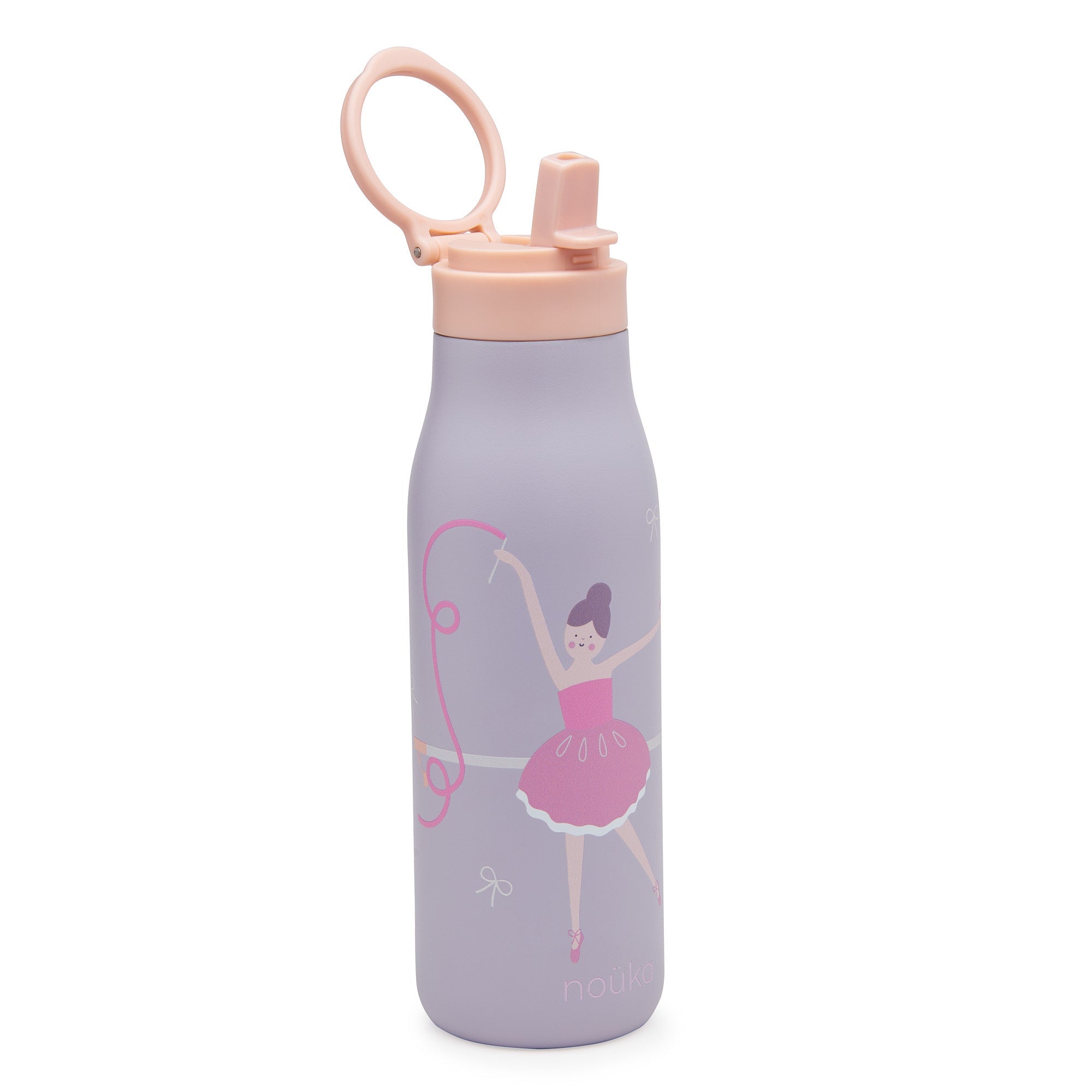 noüka Stainless Steel Drinking Bottle 16 Oz Daisy Collection - Fleur The Ballerina (Min. of 2 PK, Multiples of 2 PK) - MAIGHAN DISTRIBUTION CANADA