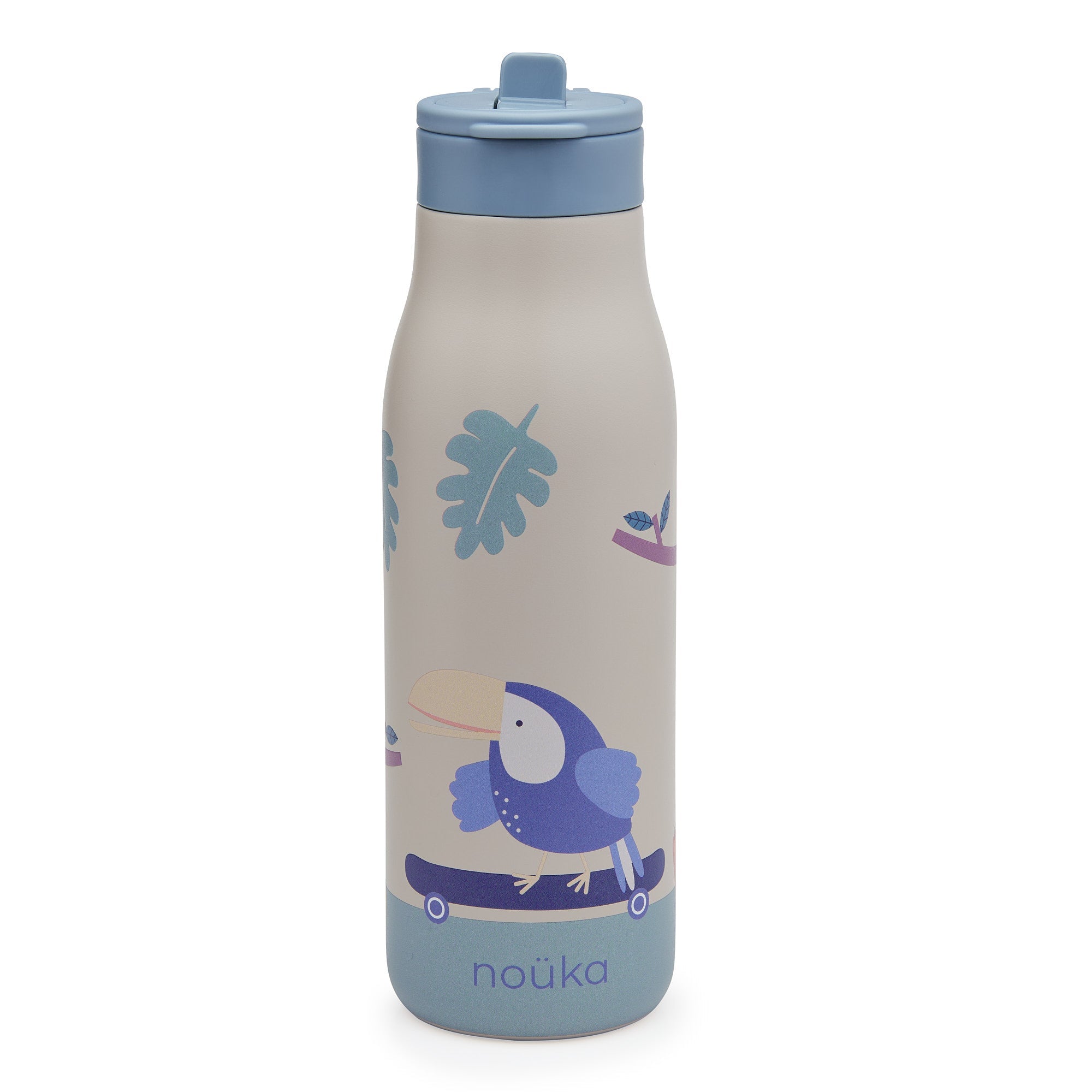 noüka Stainless Steel Drinking Bottle 16 Oz Daisy Collection - Kiko The Toukan (Min. of 2 PK, Multiples of 2 PK) - MAIGHAN DISTRIBUTION CANADA