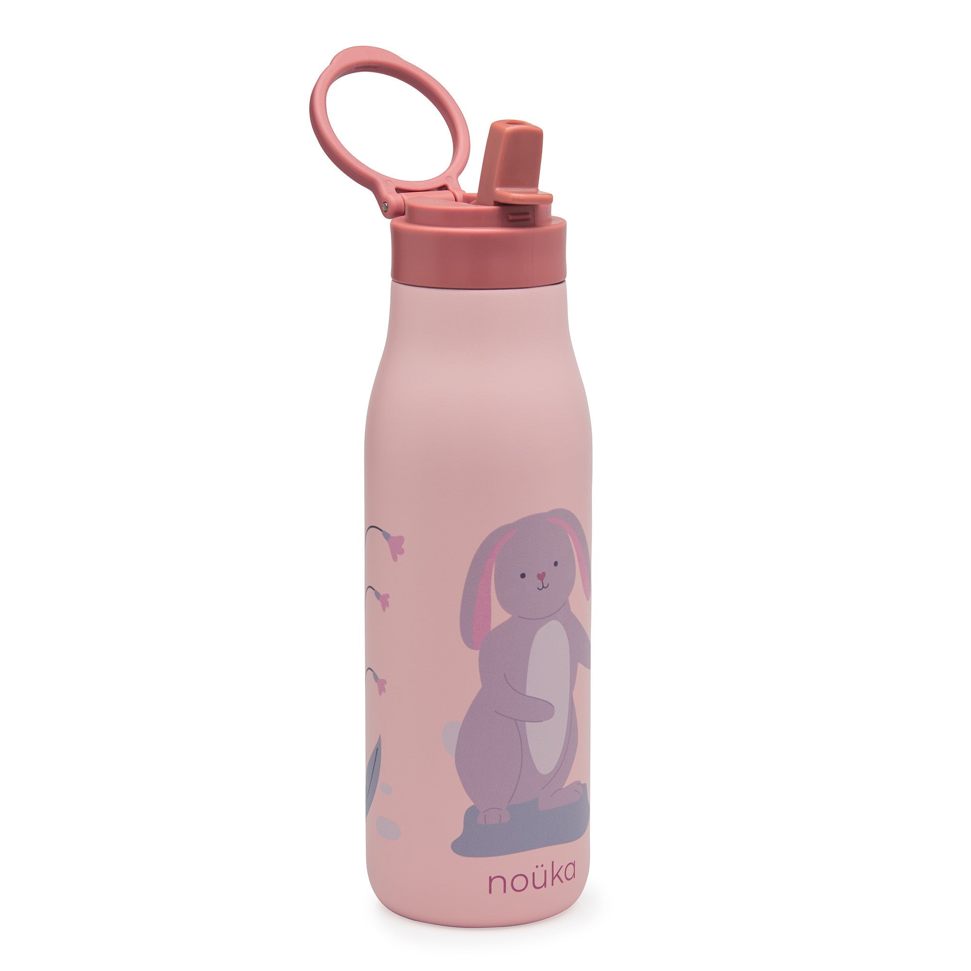 noüka Stainless Steel Drinking Bottle 16 Oz Daisy Collection - Pip - The Rabbit (Min. of 2 PK, Multiples of 2 PK) - MAIGHAN DISTRIBUTION CANADA