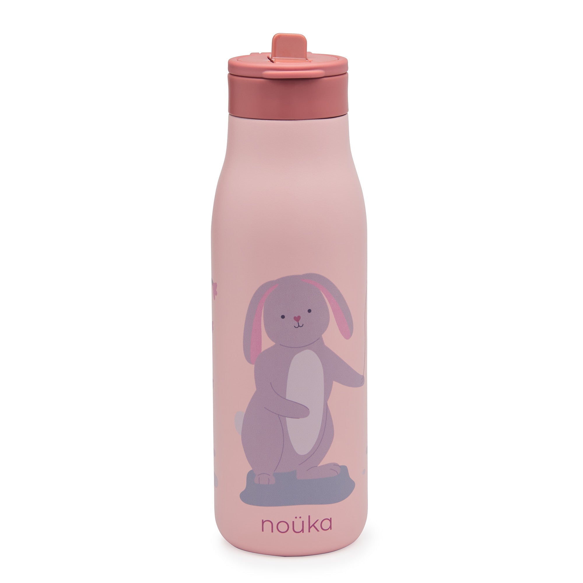noüka Stainless Steel Drinking Bottle 16 Oz Daisy Collection - Pip - The Rabbit (Min. of 2 PK, Multiples of 2 PK) - MAIGHAN DISTRIBUTION CANADA