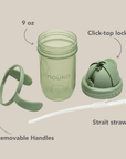 noüka Straight Straw Cup - Fern (Min. of 2 PK, Multiples of 2 PK) - MAIGHAN DISTRIBUTION CANADA
