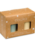 noüka Straw Cup 6 OZ 2 Pack - Butter/Leaf (Min. of 2 PK, Multiples of 2 PK) - MAIGHAN DISTRIBUTION CANADA