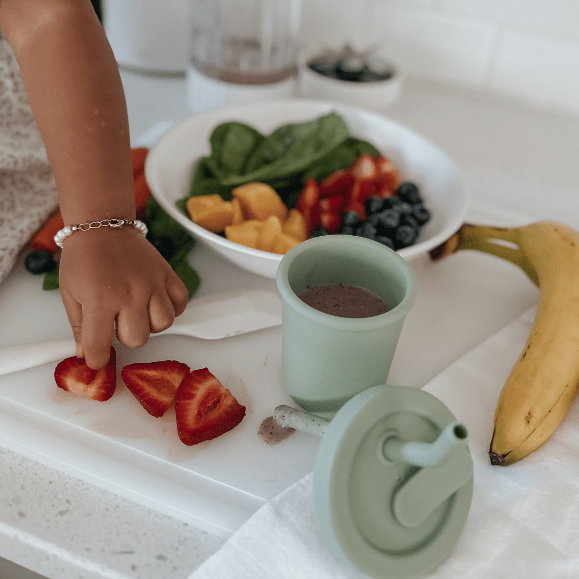 noüka Straw Cup 8 OZ - Soft Blush (Min. of 2 PK, Multiples of 2 PK) - MAIGHAN DISTRIBUTION CANADA