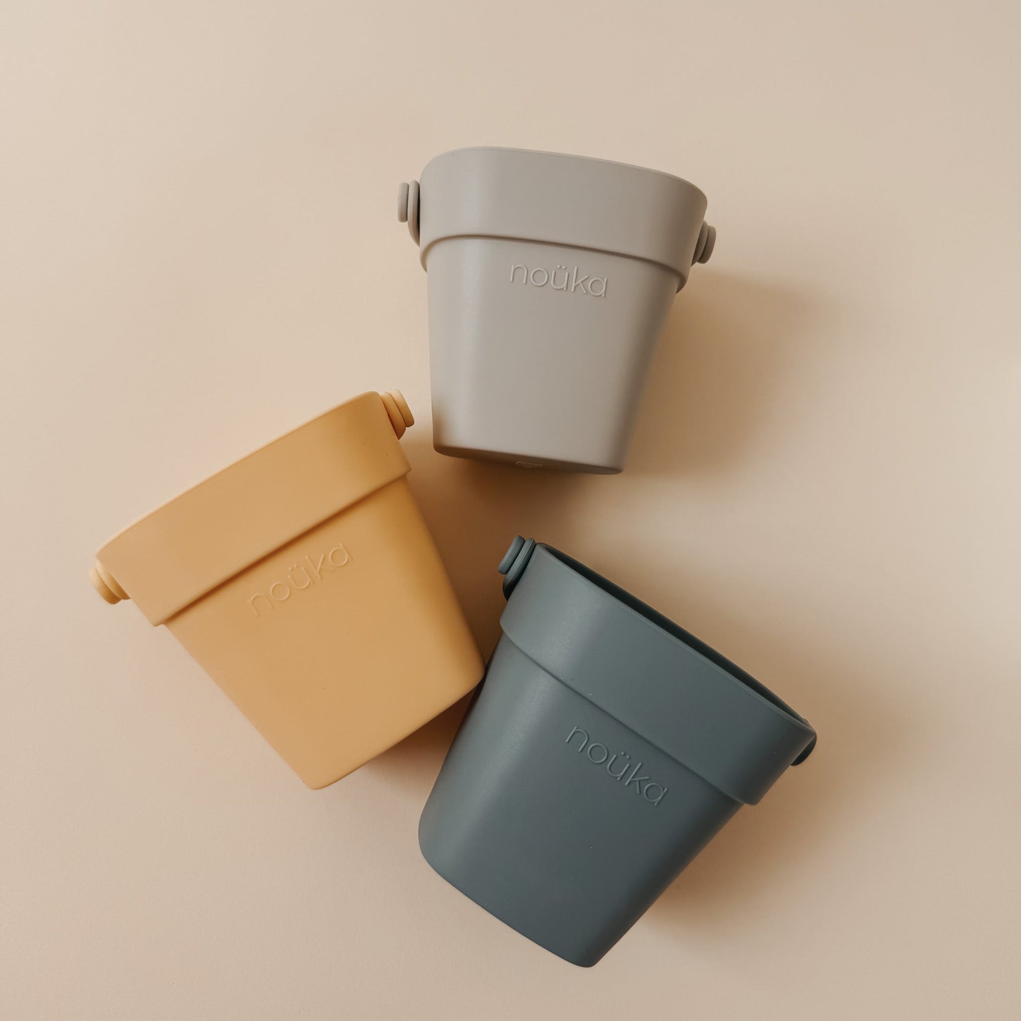 noüka Tiny Bath Buckets - Rising Sun (Min. of 2 PK, Multiples of 2 PK) - MAIGHAN DISTRIBUTION CANADA