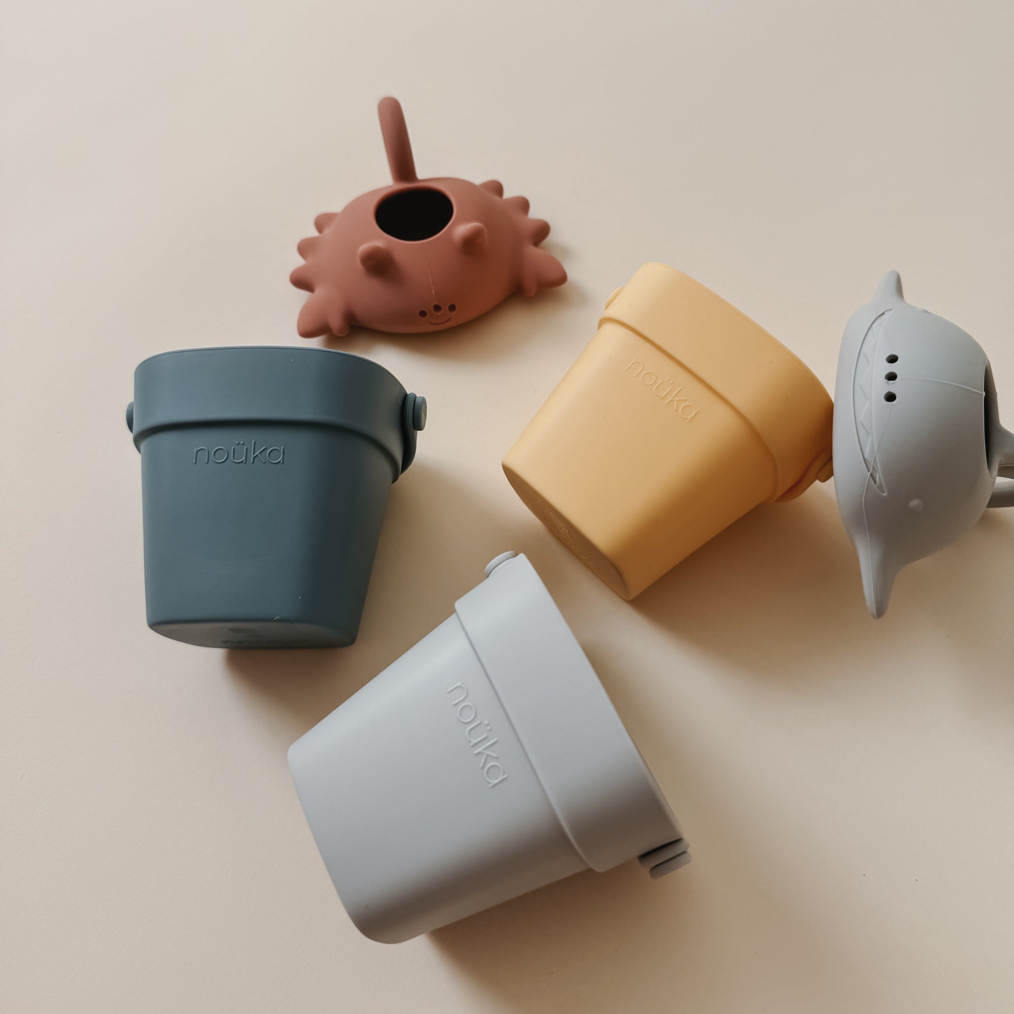 noüka Tiny Bath Buckets - Rising Sun (Min. of 2 PK, Multiples of 2 PK) - MAIGHAN DISTRIBUTION CANADA