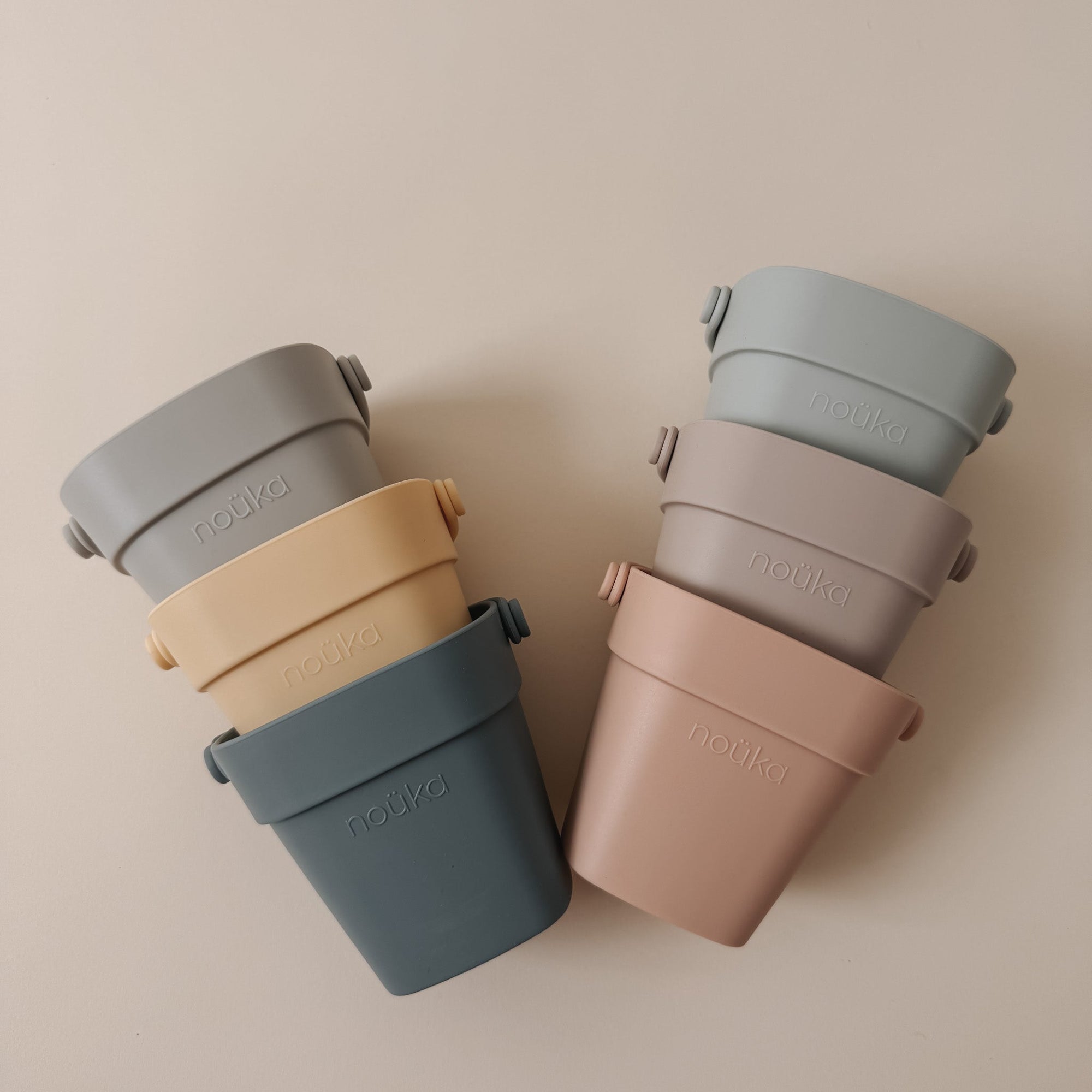 noüka Tiny Bath Buckets - Sunset (Min. of 2 PK, Multiples of 2 PK) - MAIGHAN DISTRIBUTION CANADA