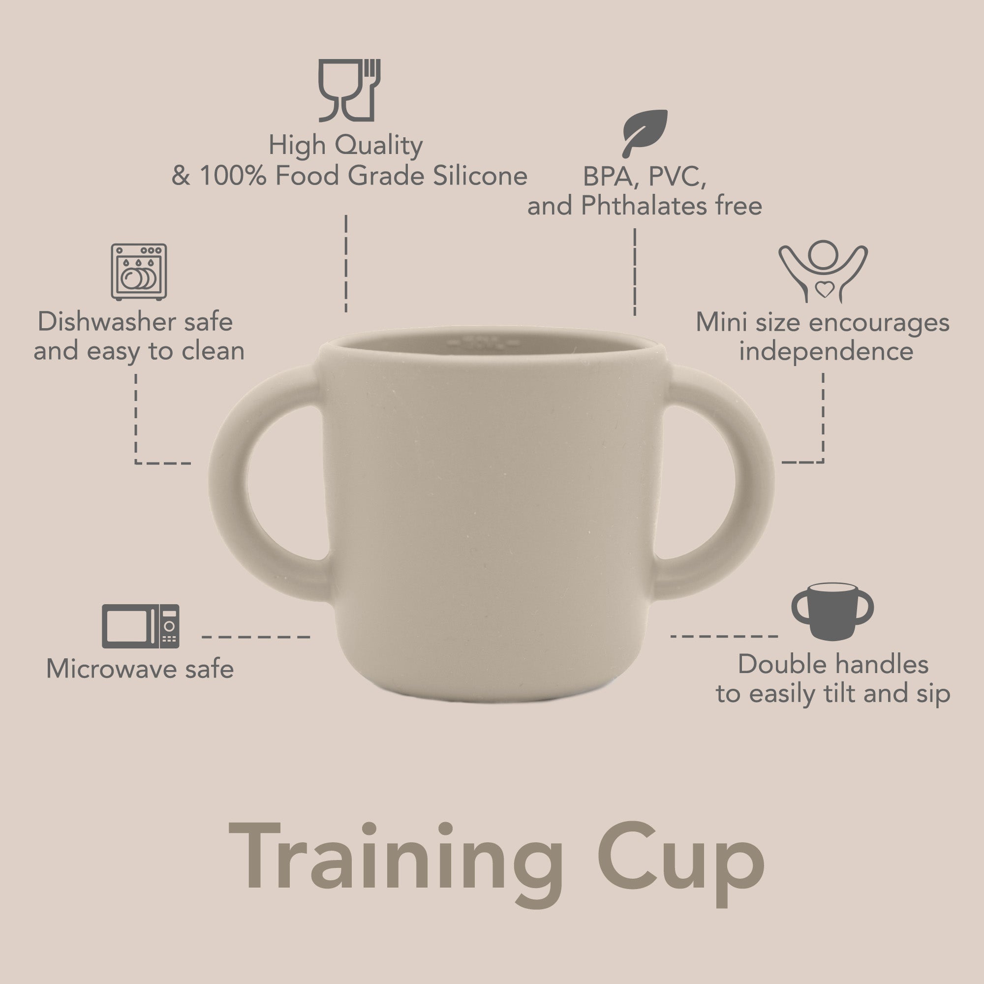 noüka Training Cup - Butter (Min. Of 2 PK, Multiples of 2 PK) - MAIGHAN DISTRIBUTION CANADA