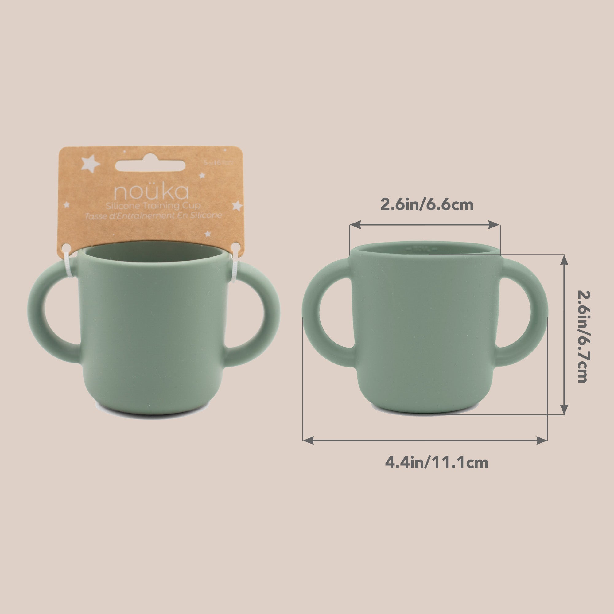 noüka Training Cup - Butter (Min. Of 2 PK, Multiples of 2 PK) - MAIGHAN DISTRIBUTION CANADA