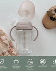 noüka Transitional Baby Bottle/Sippy Cup - Soft Sand (Min. of 2 PK, Multiples of 2 PK) - MAIGHAN DISTRIBUTION CANADA