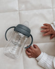 noüka Transitional Sippy/Weighted Straw Cup 8Oz - Moss (Sold in Case of 2, Qty of 1=2 products) - MAIGHAN DISTRIBUTION CANADA