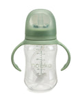 noüka Transitional Sippy/Weighted Straw Cup 8Oz - Moss (Sold in Case of 2, Qty of 1=2 products) - MAIGHAN DISTRIBUTION CANADA