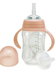 noüka Transitional Sippy/Weighted Straw Cup 8Oz - Soft Blush (Sold in Case of 2, Qty of 1=2 products) - MAIGHAN DISTRIBUTION CANADA