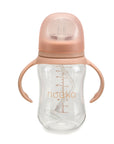 noüka Transitional Sippy/Weighted Straw Cup 8Oz - Soft Blush (Sold in Case of 2, Qty of 1=2 products) - MAIGHAN DISTRIBUTION CANADA
