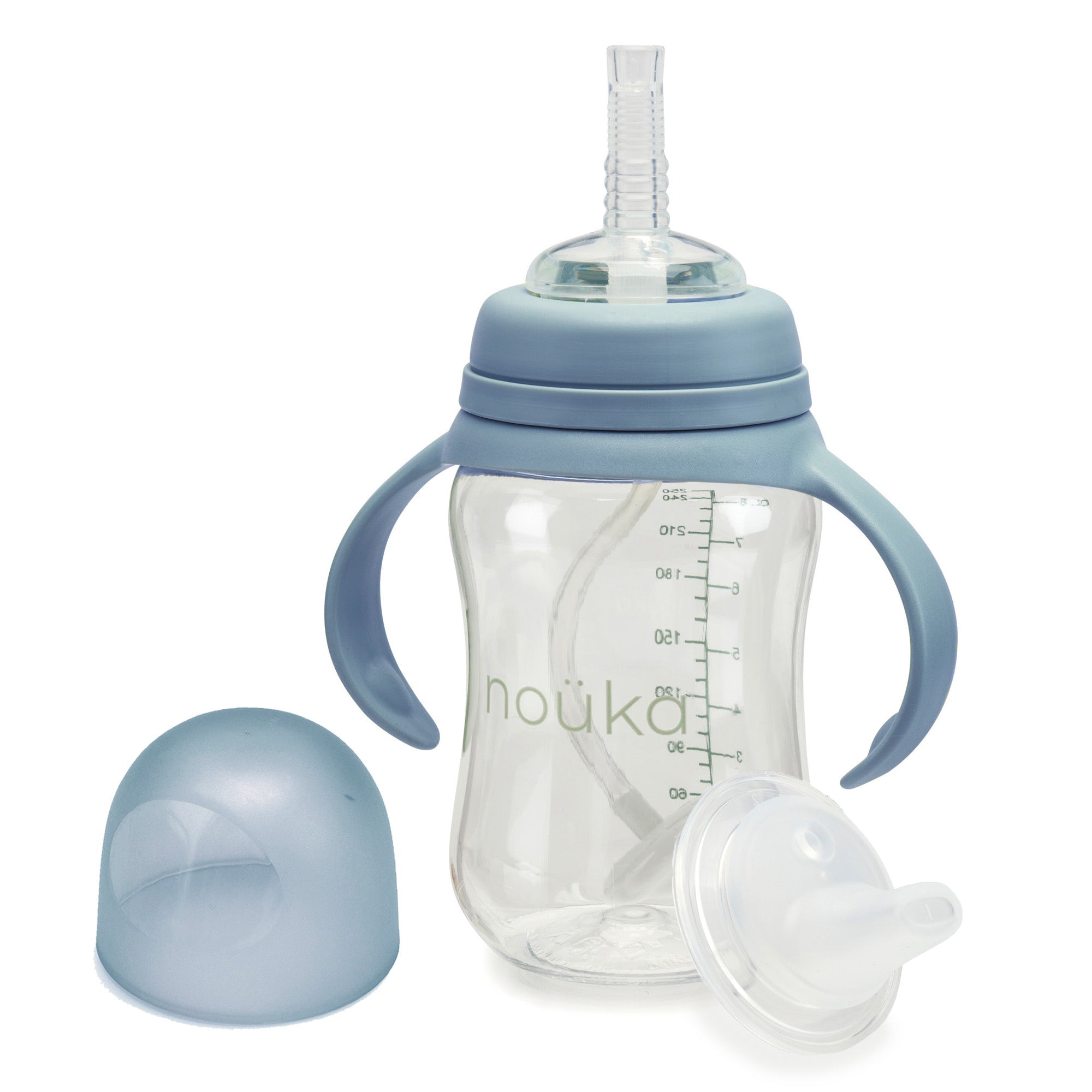 noüka Transitional Sippy/Weighted Straw Cup 8Oz - Wave (Min. of 2 PK, Multiples of 2 PK) - MAIGHAN DISTRIBUTION CANADA