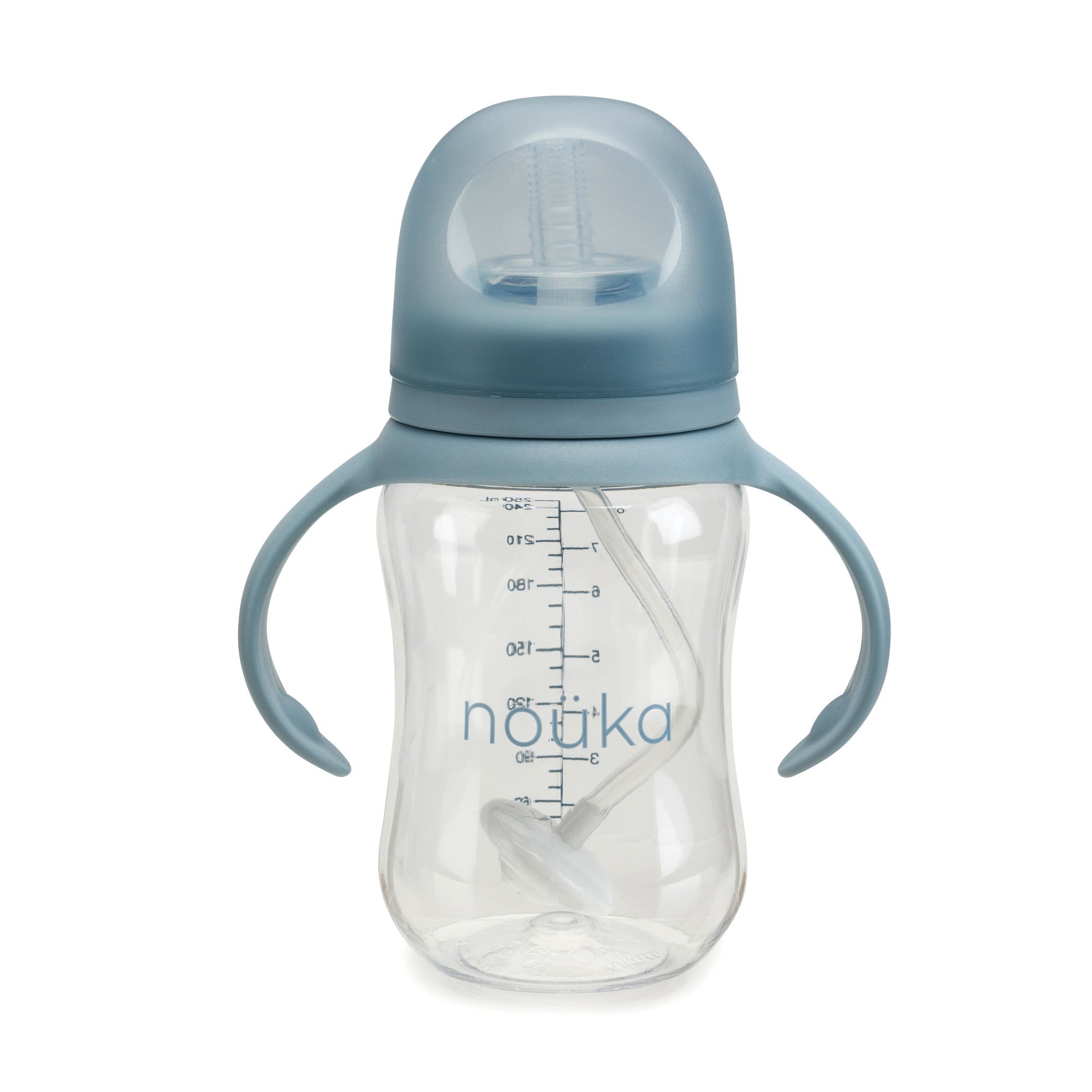 noüka Transitional Sippy/Weighted Straw Cup 8Oz - Wave (Min. of 2 PK, Multiples of 2 PK) - MAIGHAN DISTRIBUTION CANADA