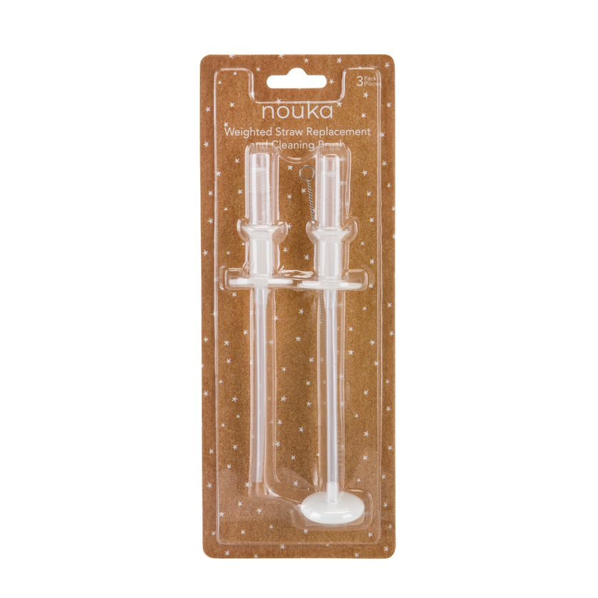 noüka Weighted Straw Replacement and Cleaning Brush for Weighted Straw Cup 9 oz (Sold in Case of 2, Qty of 1=2 products) - MAIGHAN DISTRIBUTION CANADA
