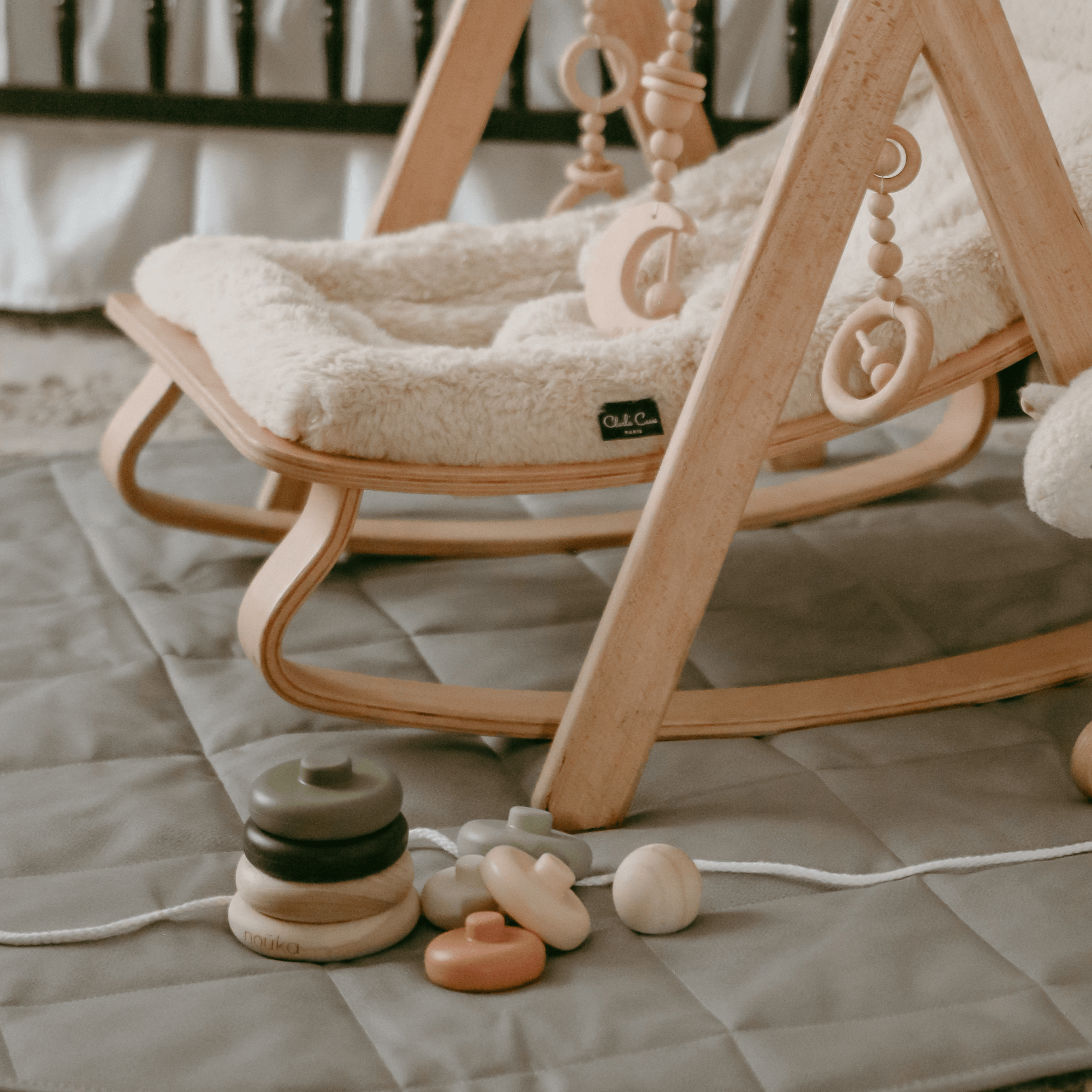 noüka Wood and Silicone Stacker - Sand Tower (Min. Of 2 PK, Multiples of 2 PK) - MAIGHAN DISTRIBUTION CANADA