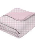 günamüna Mini Cozy Cloud Comforter Baby Blanket 1 TOG - Pink Gingham (Min. of 2, multiples of 2)