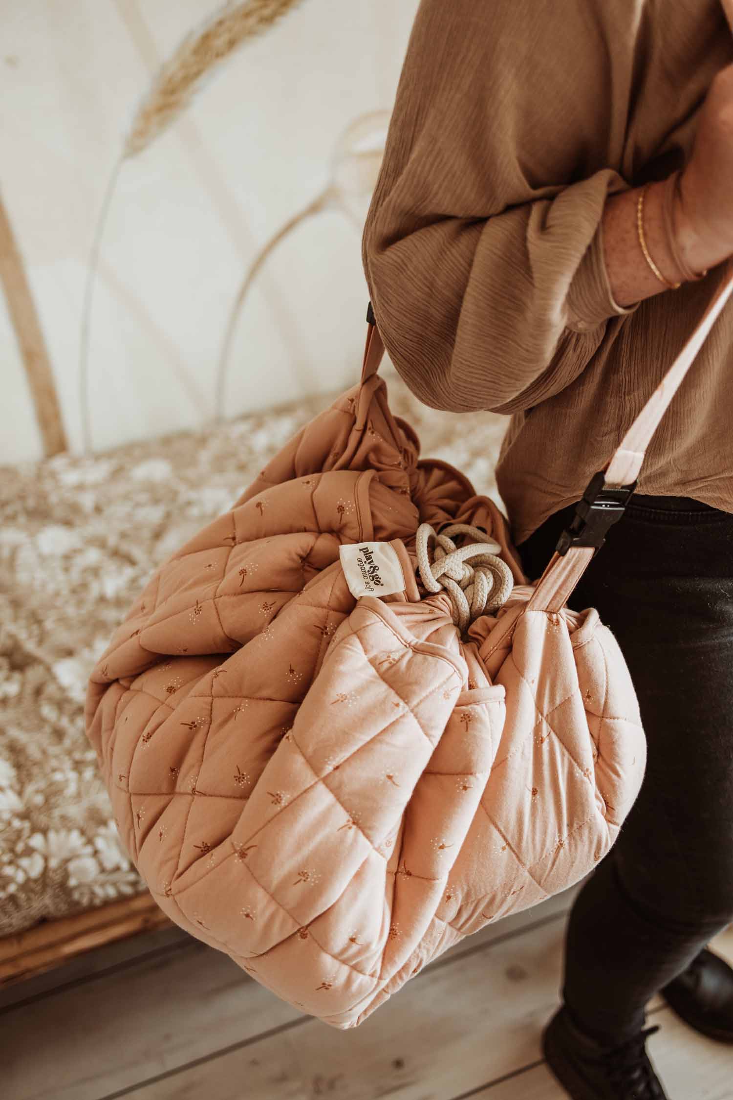 Play&amp;Go Fleuri organic babymat (Min of 1, multiples of 1)