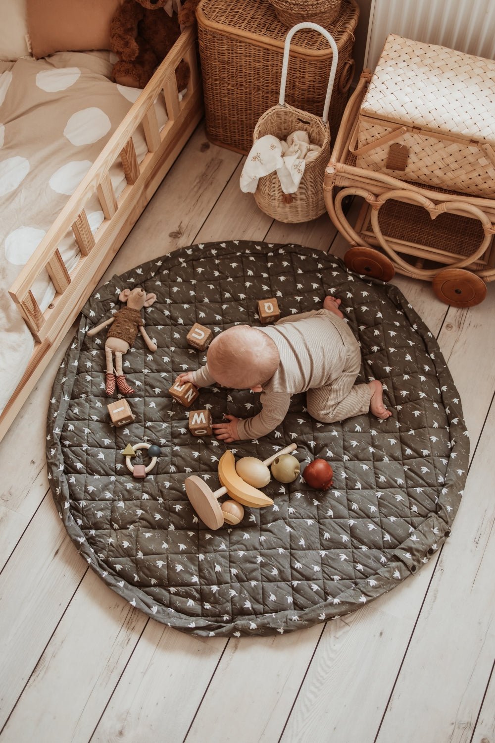 Play&amp;Go Birds noomad Organic Babymat (Min of 1, multiples of 1) - MAIGHAN DISTRIBUTION CANADA