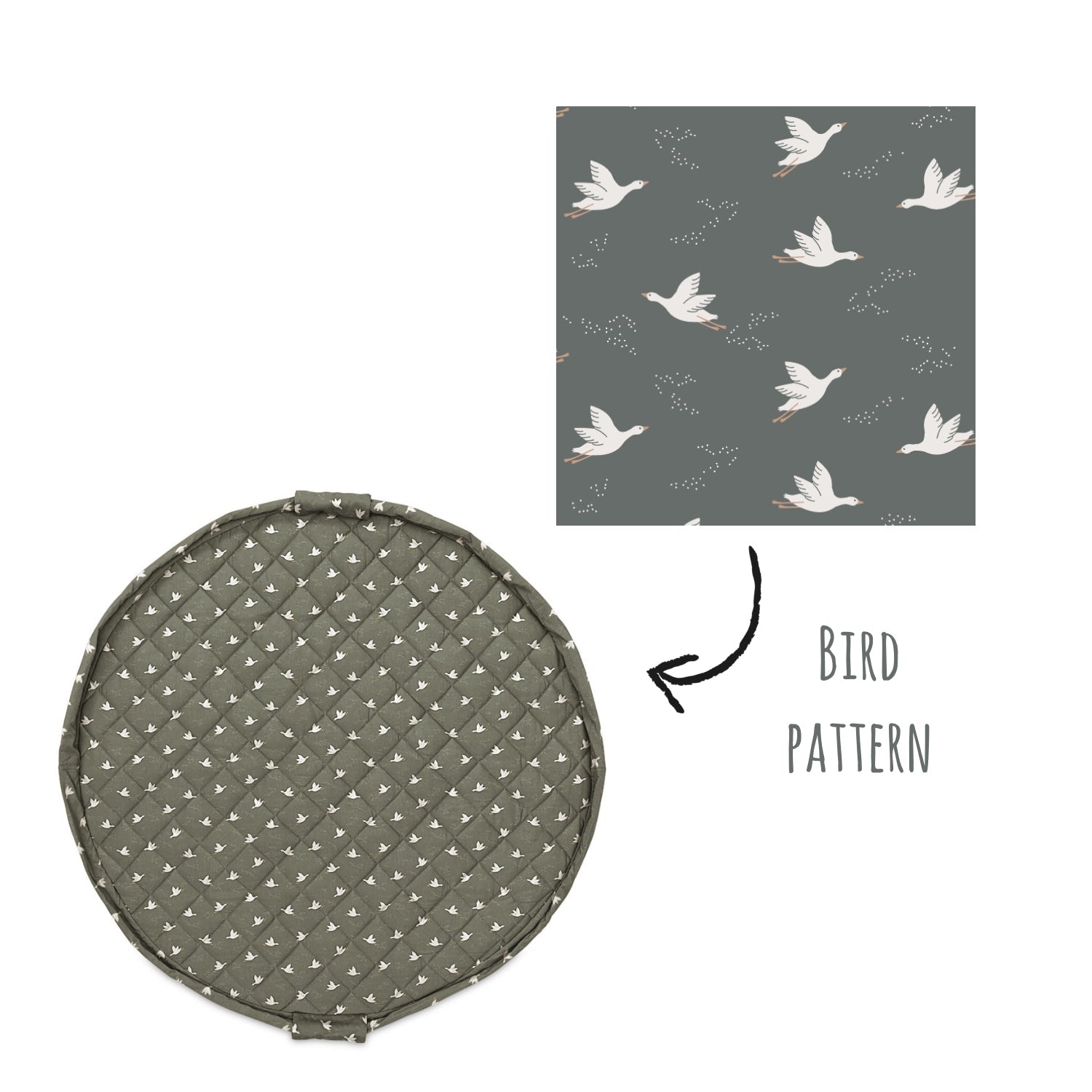 Play&Go Birds noomad Organic Babymat (Min of 1, multiples of 1) - MAIGHAN DISTRIBUTION CANADA