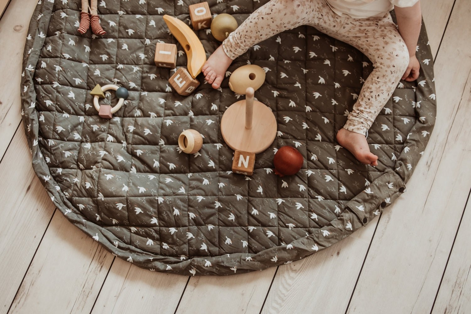 Play&amp;Go Birds noomad Organic Babymat (Min of 1, multiples of 1) - MAIGHAN DISTRIBUTION CANADA
